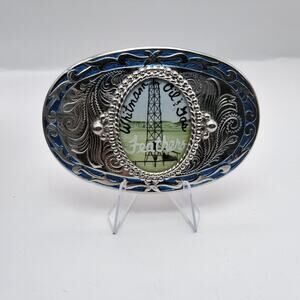 Whitmann Oil & Gas Belt Buckle Vintage Oil Drill